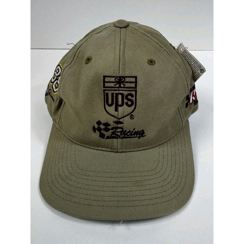 NEW! Chase Authentics NASCAR Dale Jarrett UPS Racing Brown # 88 Adjustable Hat